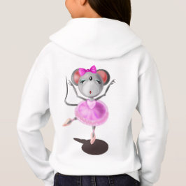 Little Ballerina Mouse Hoodie