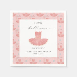Little Ballerina Tutu Girl Babydusche Napkins Serviette