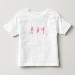 Little Ballerinas Ruffled Toddler T - Shirt