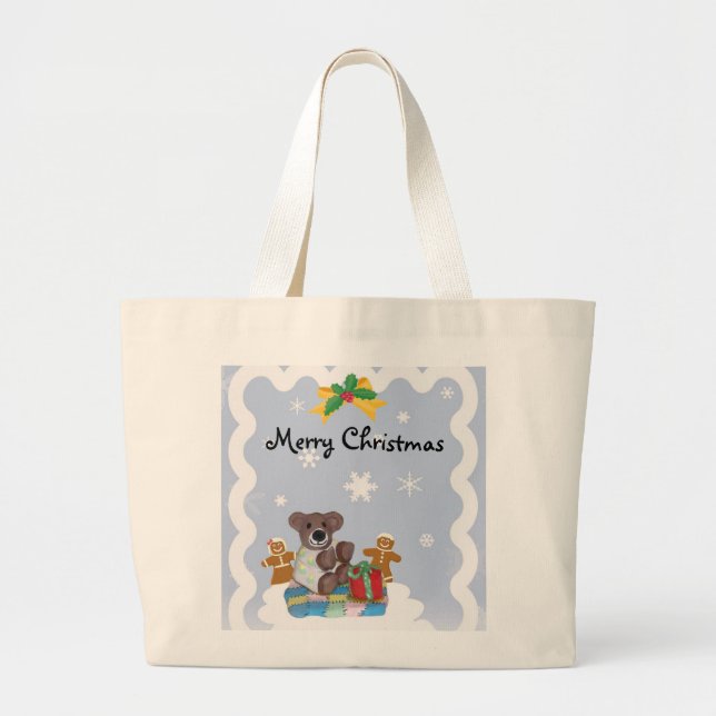 Little Bar Christmas Jumbo Tote Bag Stoffbeutel (Vorne)