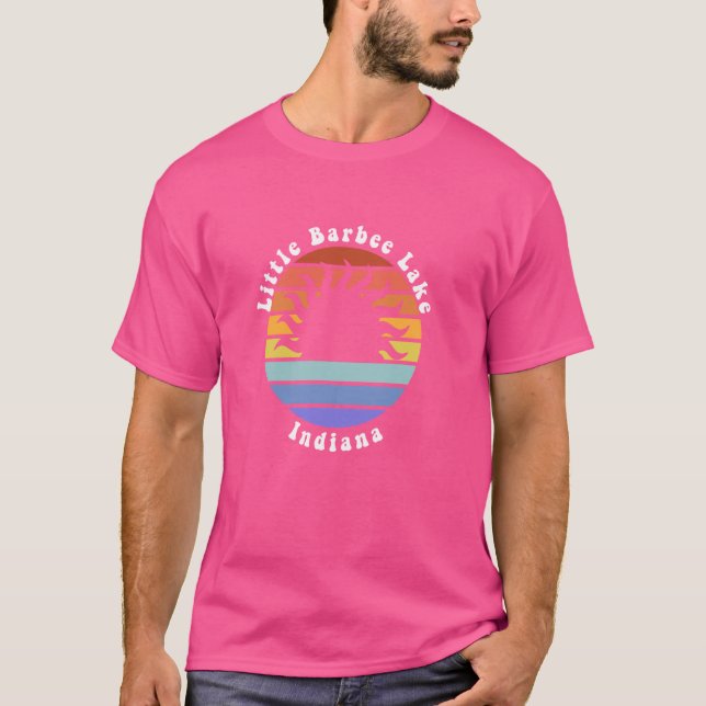 Little Barbee Lake Indiana T-Shirt (Vorderseite)