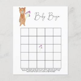 Little Bear - Baby Dusche Bingo Spiel