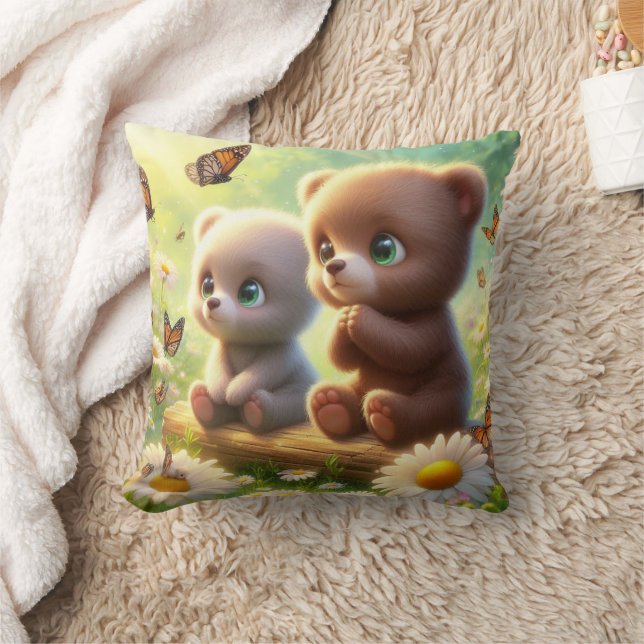 Little Bears Daisies 3 Kissen (Decke)