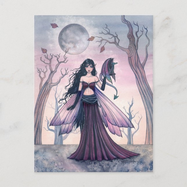 LIttle Beast Postcard von Molly Harrison Postkarte (Vorderseite)