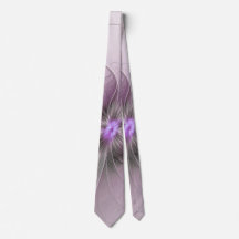 Little Beauty Modern Mauve Gray Fraktal Blume