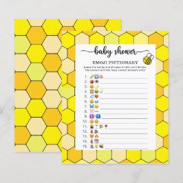 Little Bee Baby Dusche Emoji Picktionary
