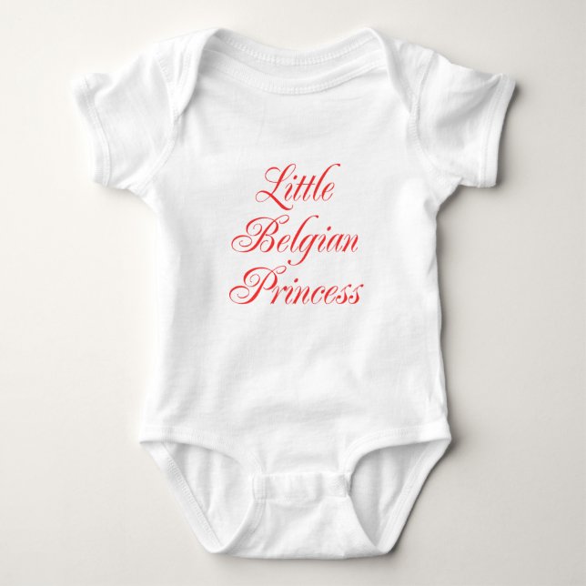 Little Belgium Princess Baby Strampler (Vorderseite)