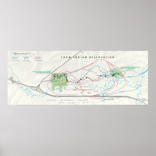 Little Bighorn Battlefield Nationales Monument Poster