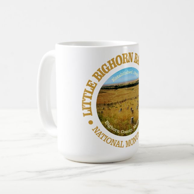 Little Bighorn Battlefield (NM) Kaffeetasse (Vorderseite Links)