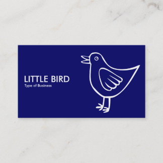Little Bird 05 - Deep Navy Visitenkarte