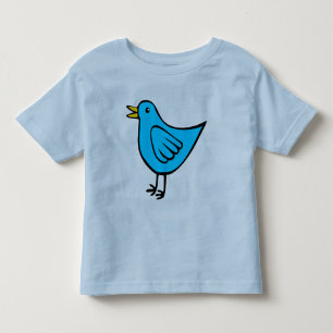 Little Bird - Blau Kleinkind T-shirt