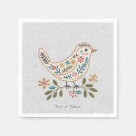 Little Bird Colorful Floral Napkins Serviette