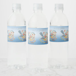 Little Bird Floral Stickerei Blue