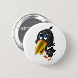 Little Bird mit Herzbeutel - Ihre Farben Button