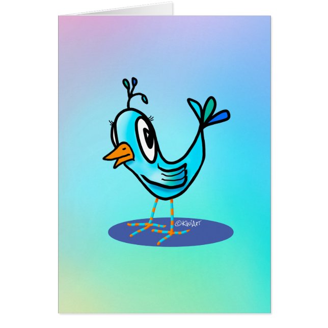 Little Bird Note Card (Vorne)
