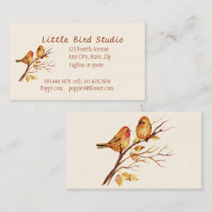 Little Bird Studio Carte de visite personnalisé