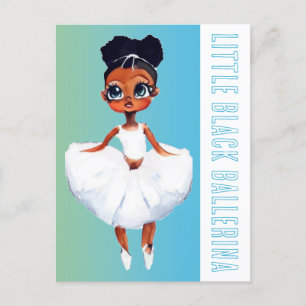 Little Black Ballerina Postkarte