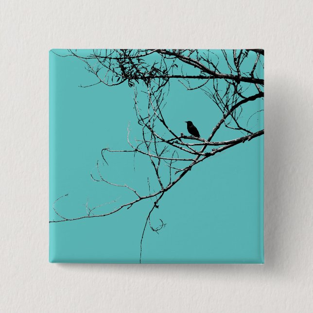 Little Black Bird Button (Vorderseite)
