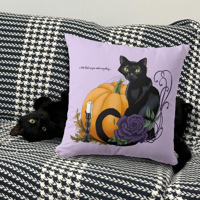 Little Black Cat Kissen (Von Creator hochgeladen)
