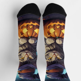 little Black cat Socken
