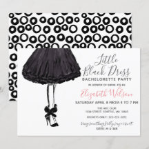 Little Black Dress High Heels Junggeselinnen-Absch