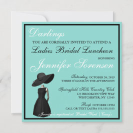 Little Black Dress Ladys Luncheon Dusche Party