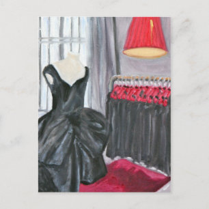 "Little Black Dress" Postkarte
