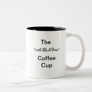 "Little Black Dress" Zweifarbige Tasse
