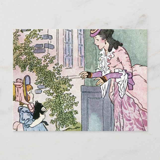 Little Black Kitten Postkarte (Vorderseite)