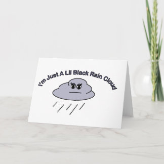 Little Black Rain Cloud Karte