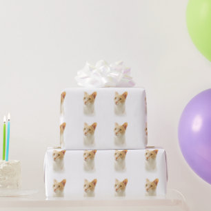 Little Blondie Cat Wondering Geschenkpapier