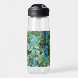 Little Blue Brunnera Blume Floral Trinkflasche