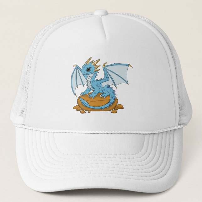 Little Blue Dragon Truckerkappe (Vorderseite)