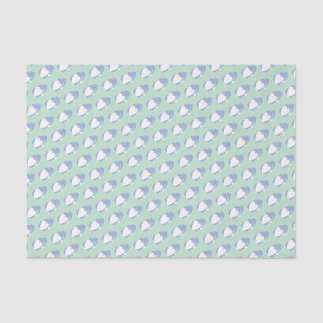 Little Blue Gnome Seidenpapier (Vorderseite)