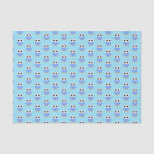 "Little Blue Owl" Seidenpapier