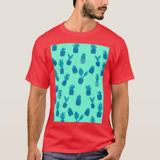 Little Blue Teracotta Pflanze Pots T-Shirt