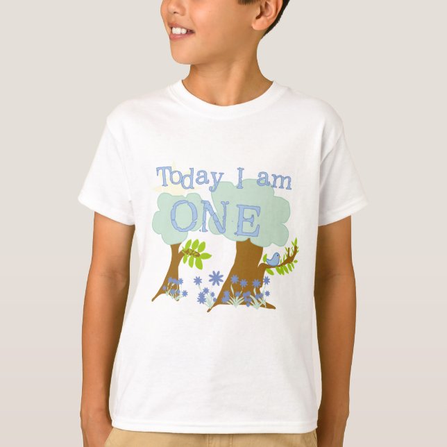 Little Bluebird 1st Birthday Tshirts und Geschenke (Vorderseite)