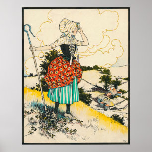 Little Bo Peep von St George und dem Drachen  Poster