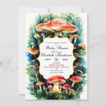 Little Boho Mushroom Baby Dusche