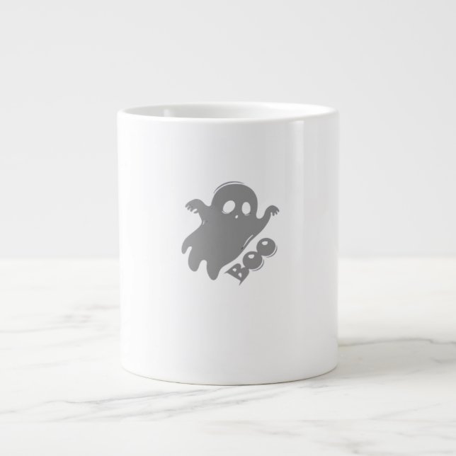 Little Boo Aesthetic Simple Jumbo-Tasse (Vorderseite)