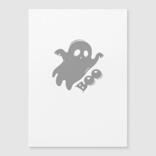 Little Boo Ästhetik Einfach Magnetkarte