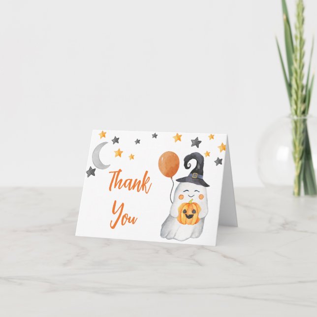 Little Boo Baby Dusche Danke Karte (Vorderseite)