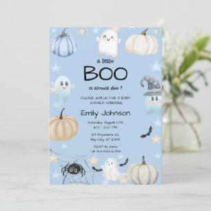 Little Boo Baby Dusche Niedlich Halloween Einladung