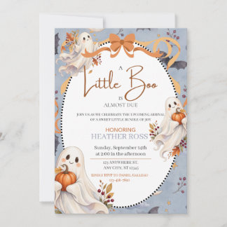 Little Boo Baby Shower Einladung