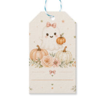 Little Boo Baby Shower Geschenkkarte | Kürbis Geis