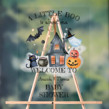 Little Boo Baby Shower Halloween Willkommensschild