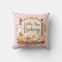 Little Boo Bakery Wurfkissen Pink Halloween