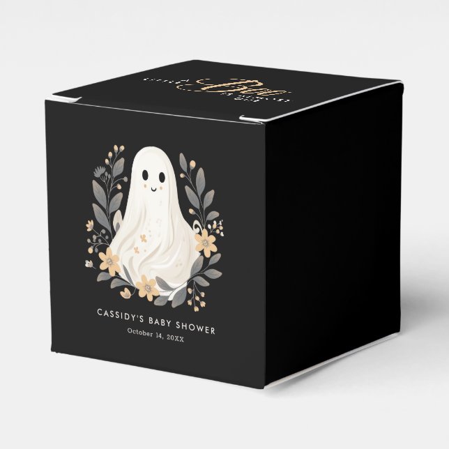 Little Boo Boho Ghost Halloween Baby Shower Geschenkschachtel (Vorderseite)