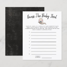Little Boo Boy rät das Baby Food Dusche Spiel