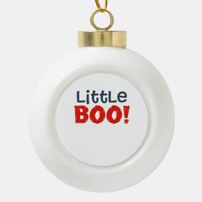 Little Boo Creative Lässig Keramik Kugel-Ornament (Vorderseite)